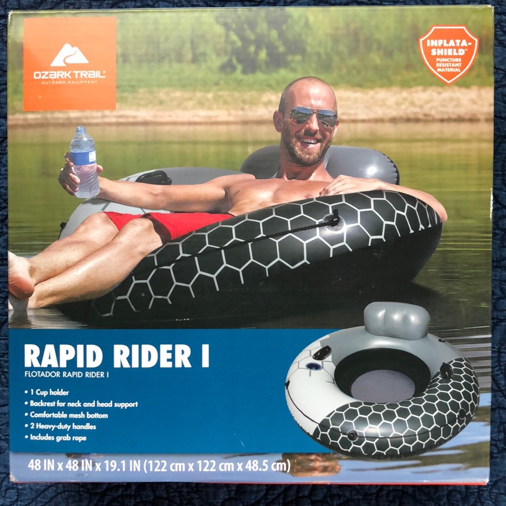 🌊Inflatable Floating Water Tube Raft